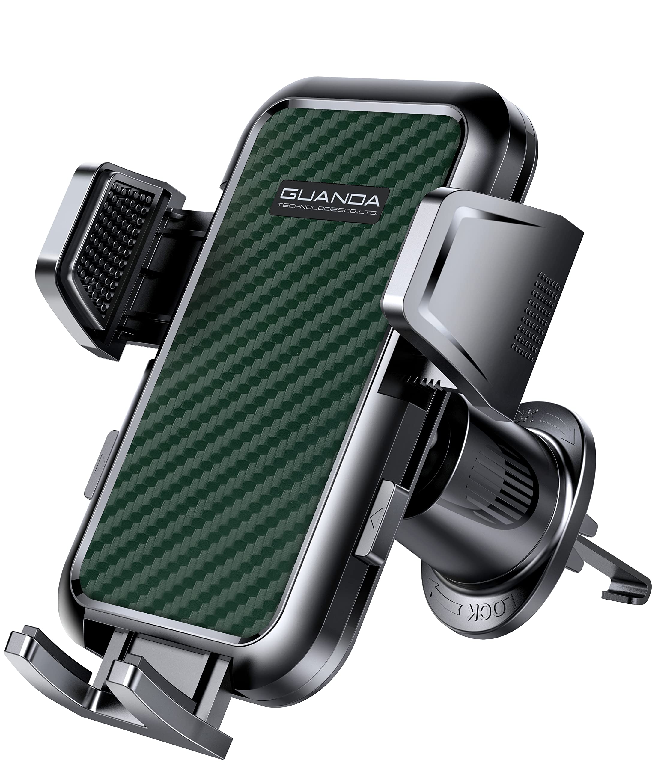 Universal Car Phone Mount - Adjustable Air Vent, Rotatable Stand, Invisible Car 