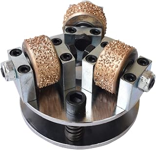 ACTINTOOL 5 Inch Vacuum Brazed Bush Hammer Plate For Marble Grinding (Coarse Finish)