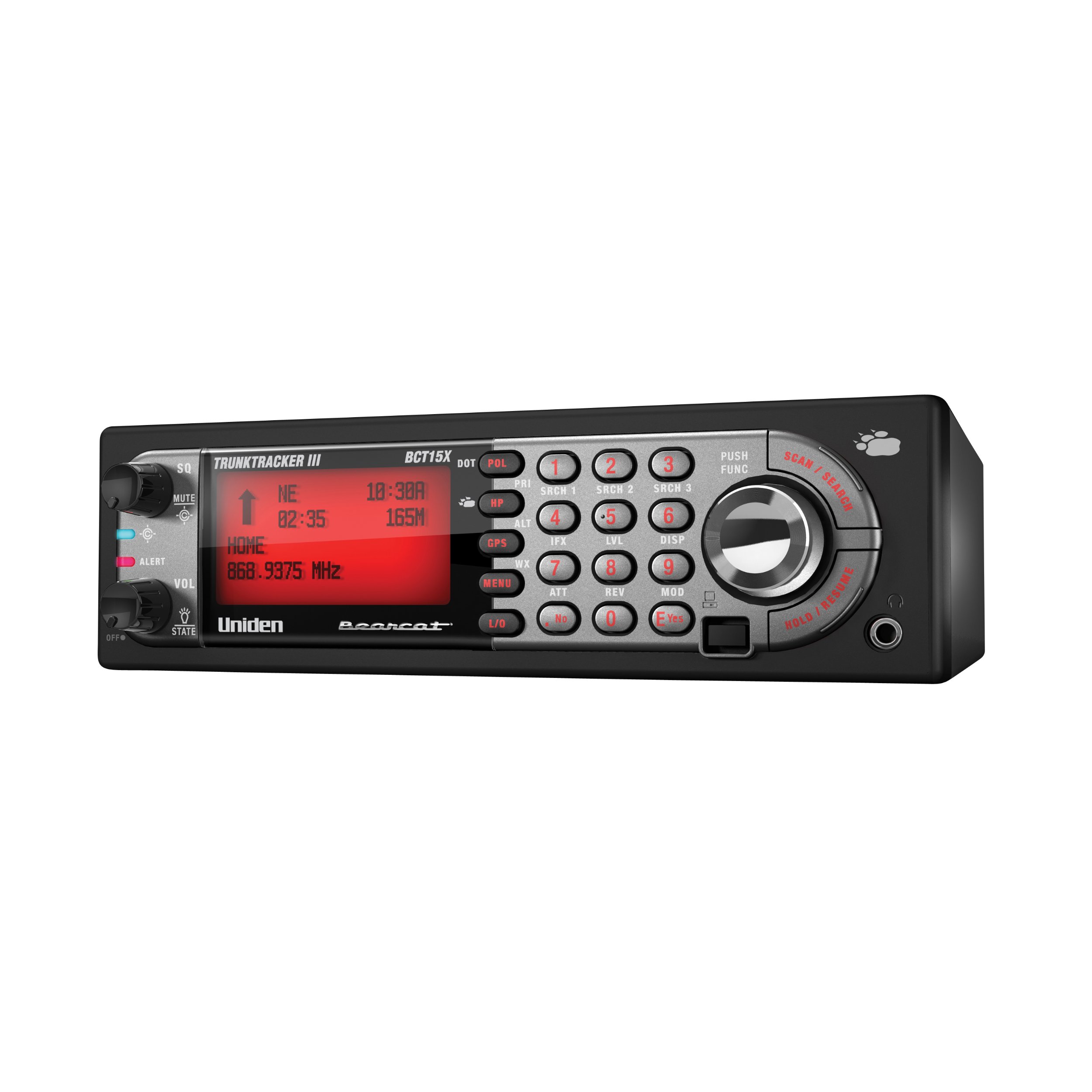 Uniden BearTracker Scanner (BCT15X) with 9,000 Channels, TrunkTracker III Techno