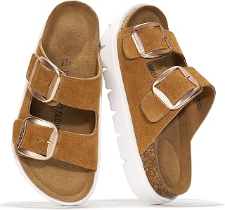 Project Cloud 100% Genuine Leather Platform Sandals Women Wedge Sandals