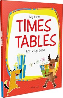 My First Times Tables Activity Book : Multiplication Tables From 1 - 20 with Fun and Easy Math Activities for Children