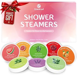 Shower Steamers Aromatherapy, 8 Pcs Stress Relief Shower Bombs, Mothers Day Gifts, Birthday Gifts for Women, Self Care & Relaxation Gifts for Women, Stocking Fillers
