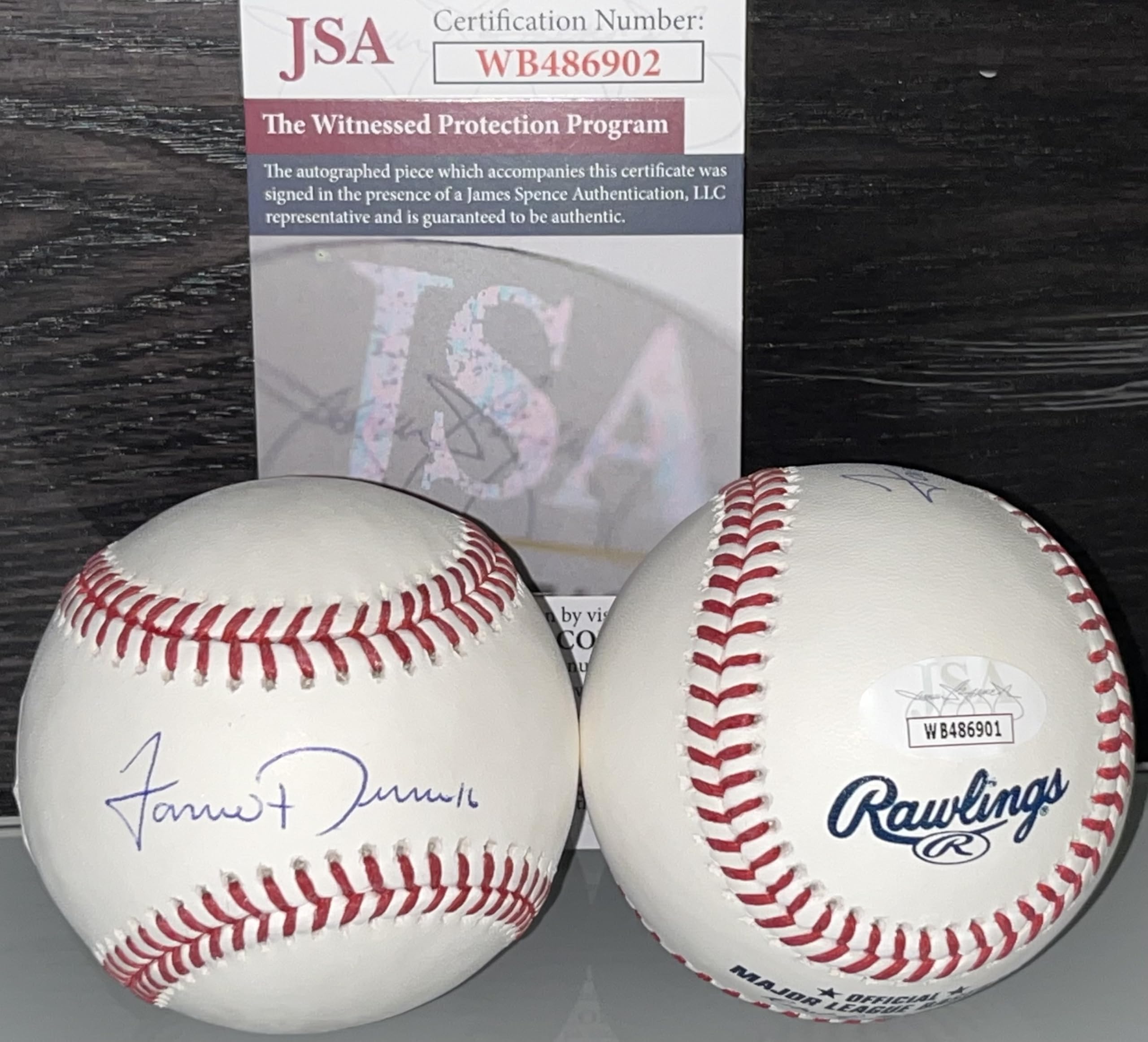 Jarren Duran Boston Red Sox Autographed Signed Official Major Baseball JSA COA