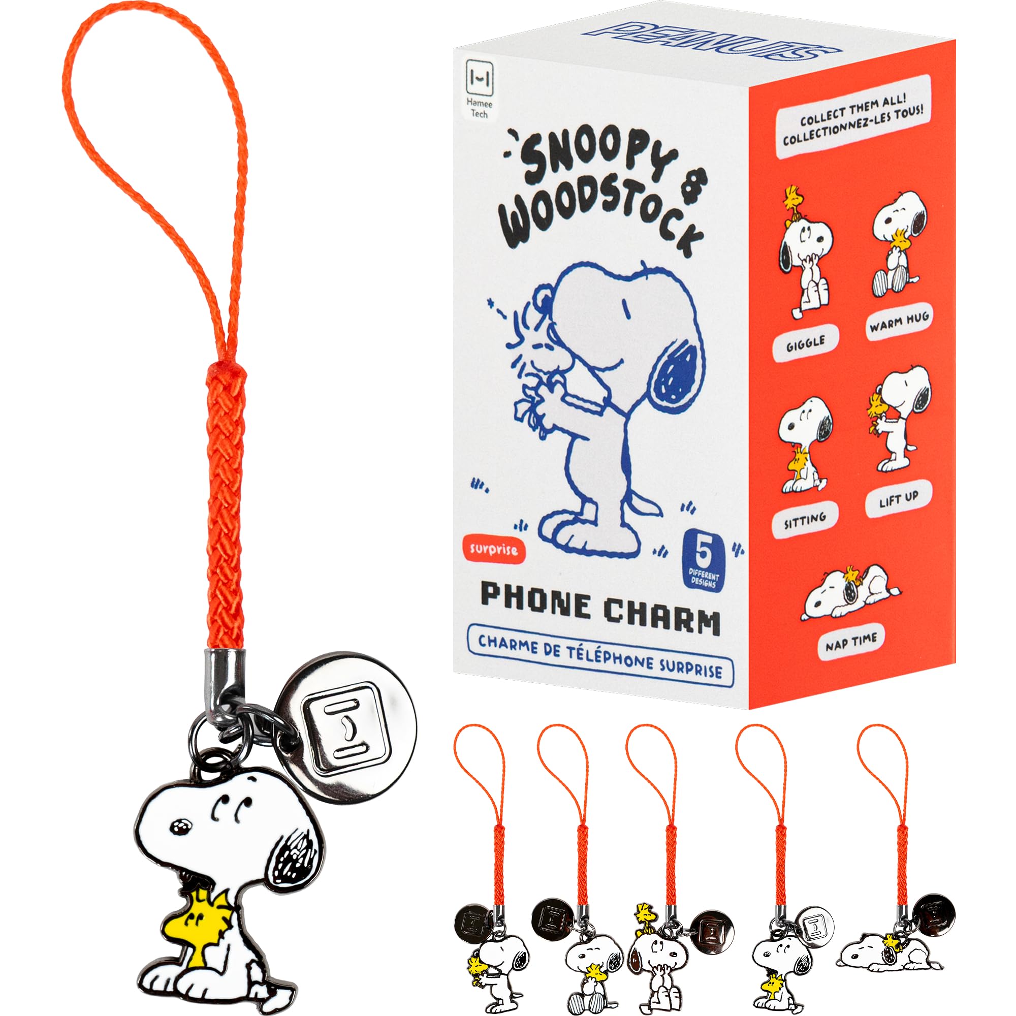 iFace Peanuts Blind Box Phone Charm Strap Series 1 & 2 | Cute Decorative Durable