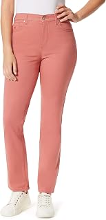 Gloria Vanderbilt Amanda Classic Taper Jeans, Begonia Bloom, 54 Plus Tall Donna