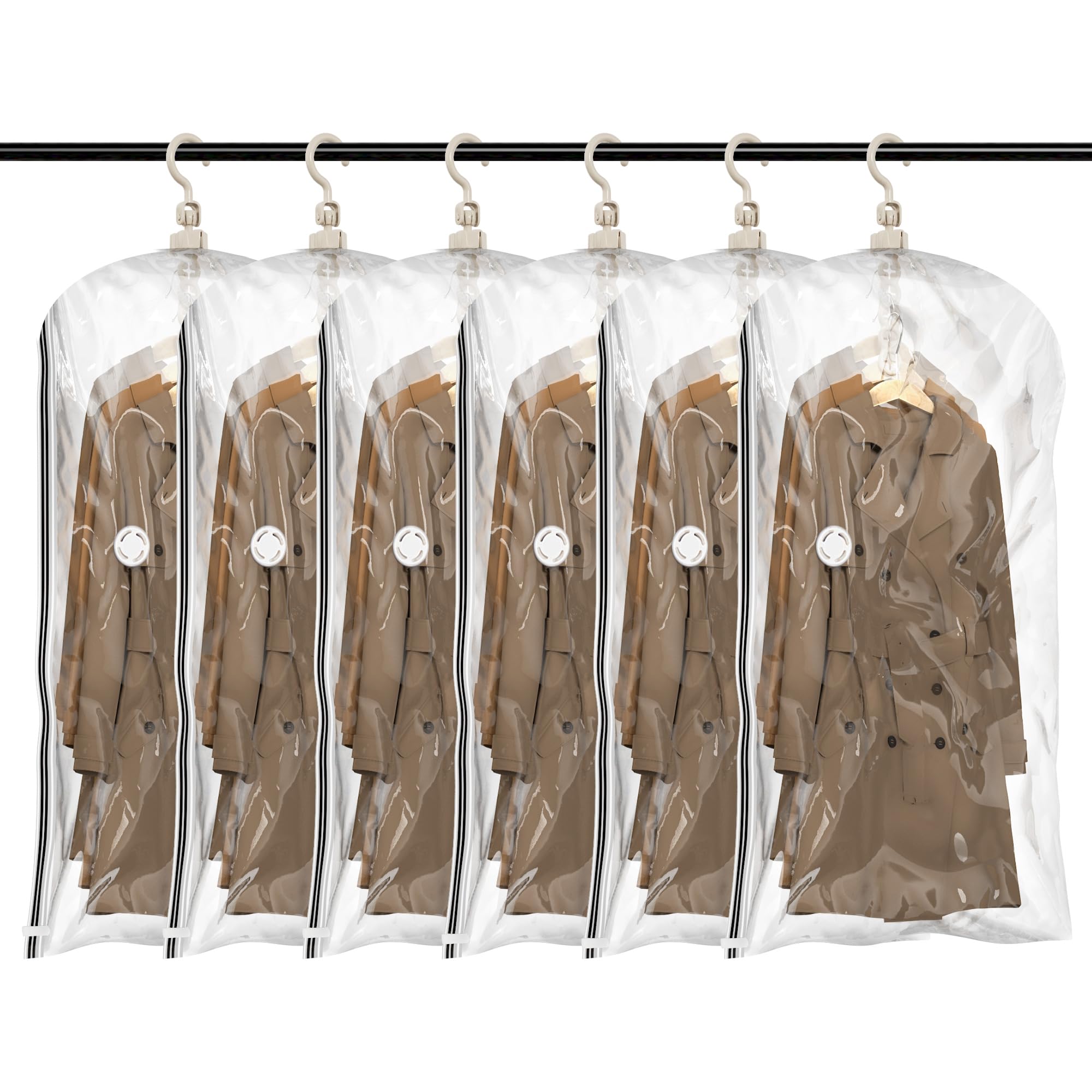 TAILI Vacuum Bags for Clothes Hanging, Vacuum Bags for Clothing Vacuum Bags Clot