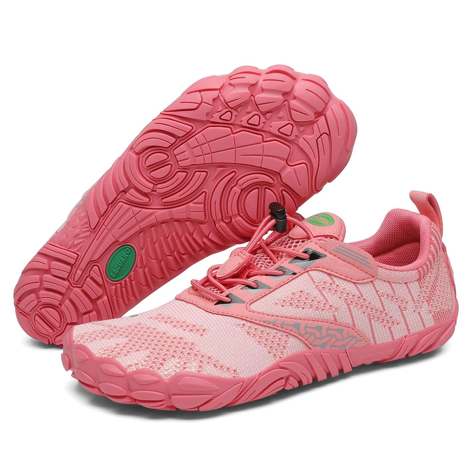 SAGUARO Knit Barefoot Shoes Non-Slip Barefoot Shoes Women Men with Zero-Drop Sol