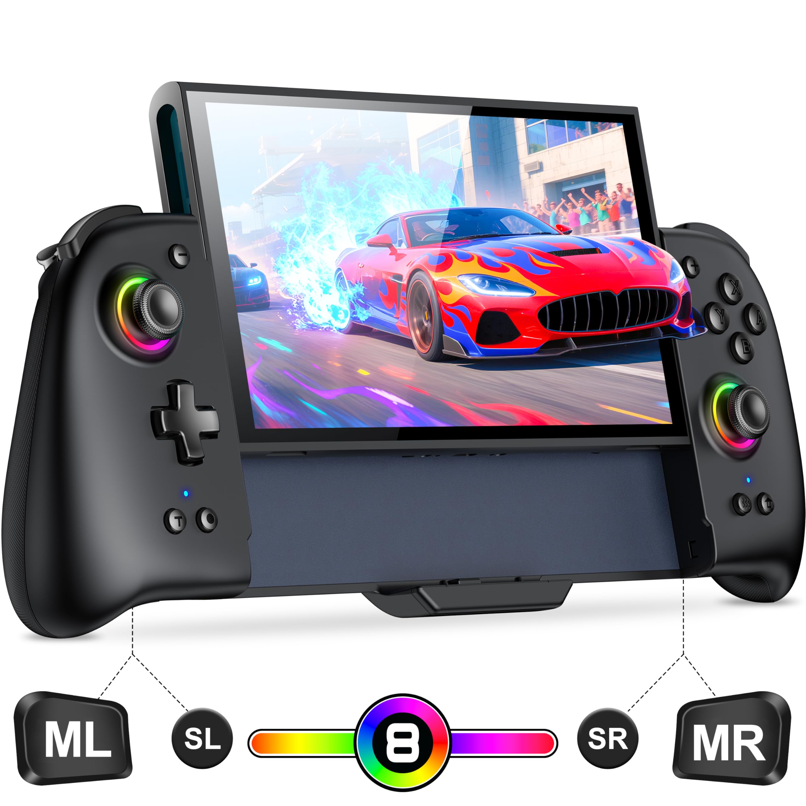 Switch 2 Controller Compatible with Nintendo Switch 2,Hall Effect One-Piece Joyp