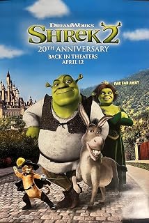 SHREK 2-11"x17" Original Movie Poster 2024RR 20th Anniversary Dreamworks