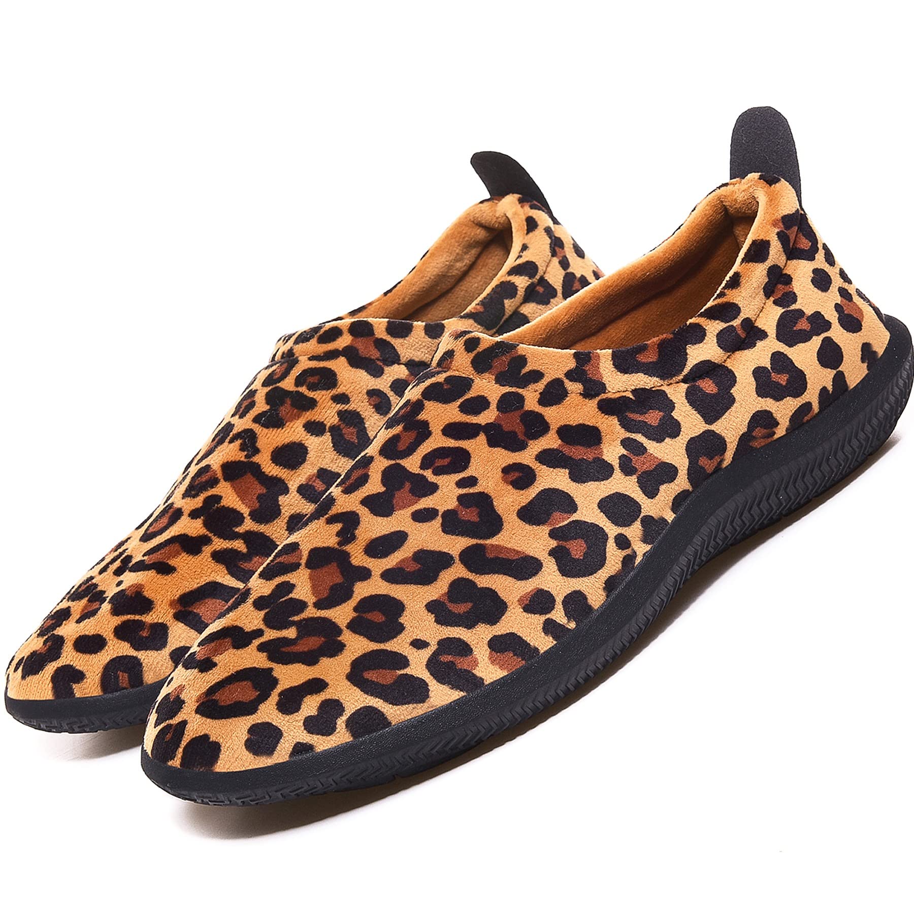 Men's Slippers Slippers Women's Warm Plush Soft Faux Fur Home Shoes with Winter 