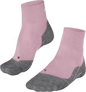 FALKE Women's TK5 Cool Short Hiking Socks Light Cushioning Anti Blister Thin Cooling Effect Low-Cut Vegan Quick-Drying Breathable Lyocell Functional Yarn 1 Pair
