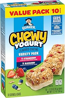 Quaker Chewy Yogurt Bars - Variety Pack 10ct
