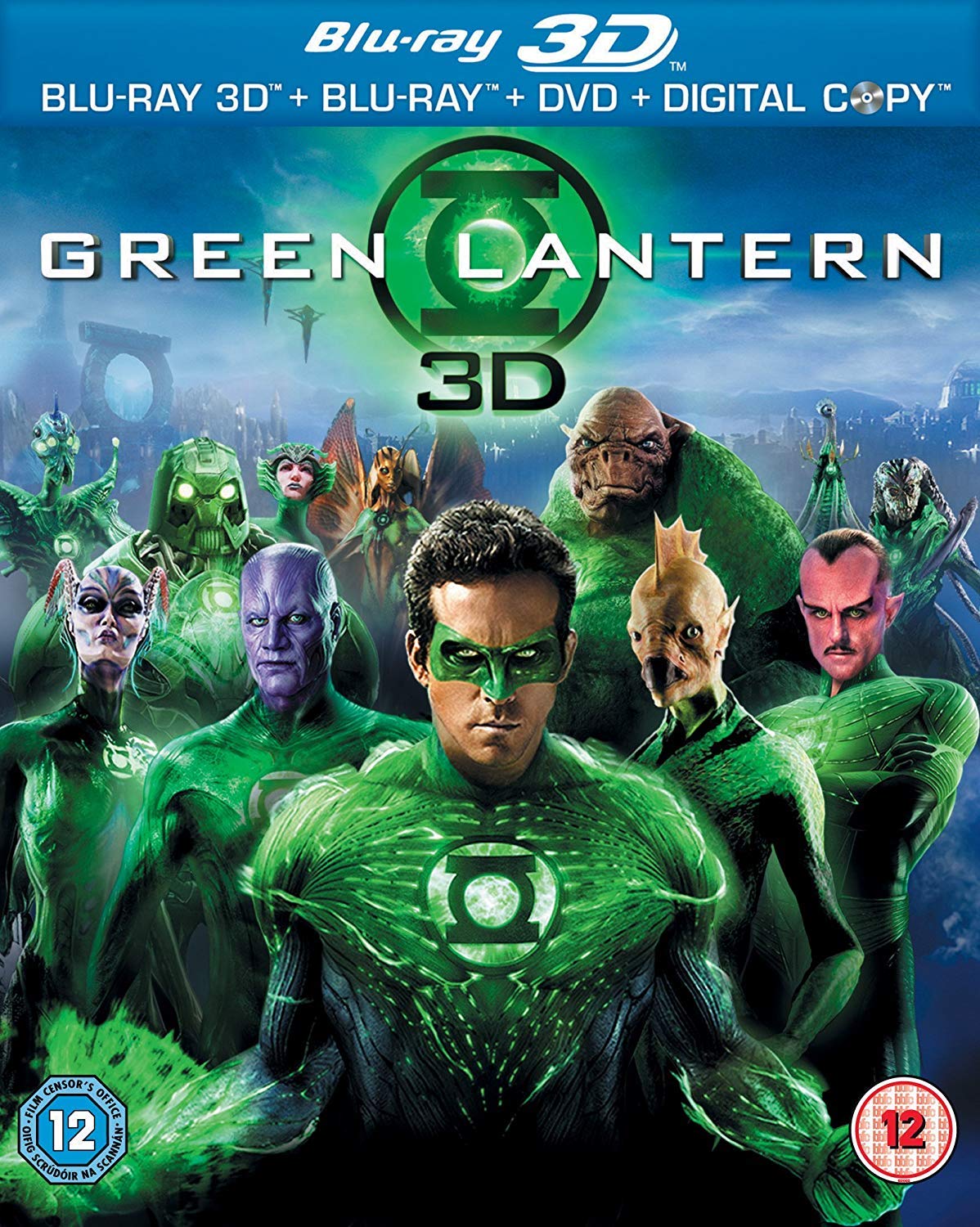 Green Lantern (Blu-ray 3D + Blu-ray + DVD + Digital Copy)