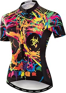 Women's Cycling Jersey Short Sleeve Bike Shirt Top Lady Biking Clothing