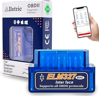Allstric® OBD2 Multi-Brand Car Diagnosis ELM 327 Reader and Analysis and Diagnosis Tool OBD2 Bluetooth OBD Original for Scanner Machine Diagnosis Car Faults and Errors.