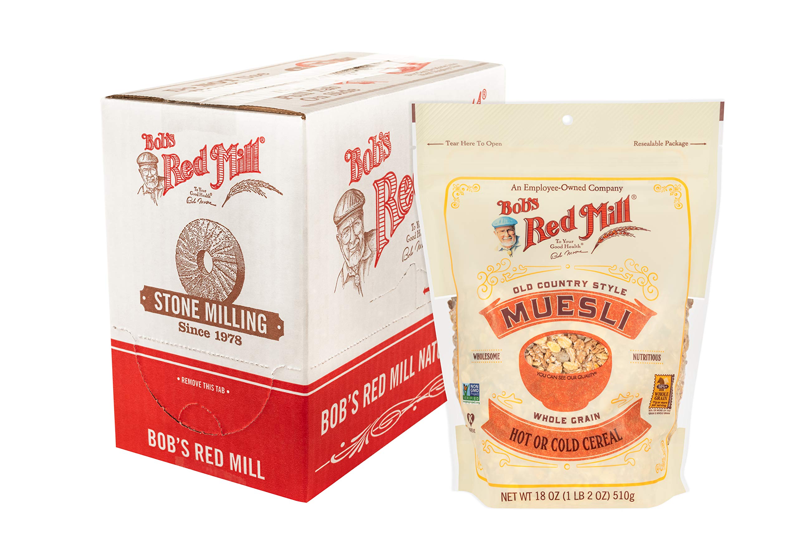 Bob's Red Mill Old Country Style Muesli, 18oz (4 Pack)