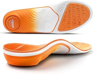 PCSsole New Generation Orthotic Insoles - High Intensity Arch Support 110kg+ for Plantar Fasciitis, Pronation, Flat Feet and Heel Pain | Maximum Cushioning & Comfort
