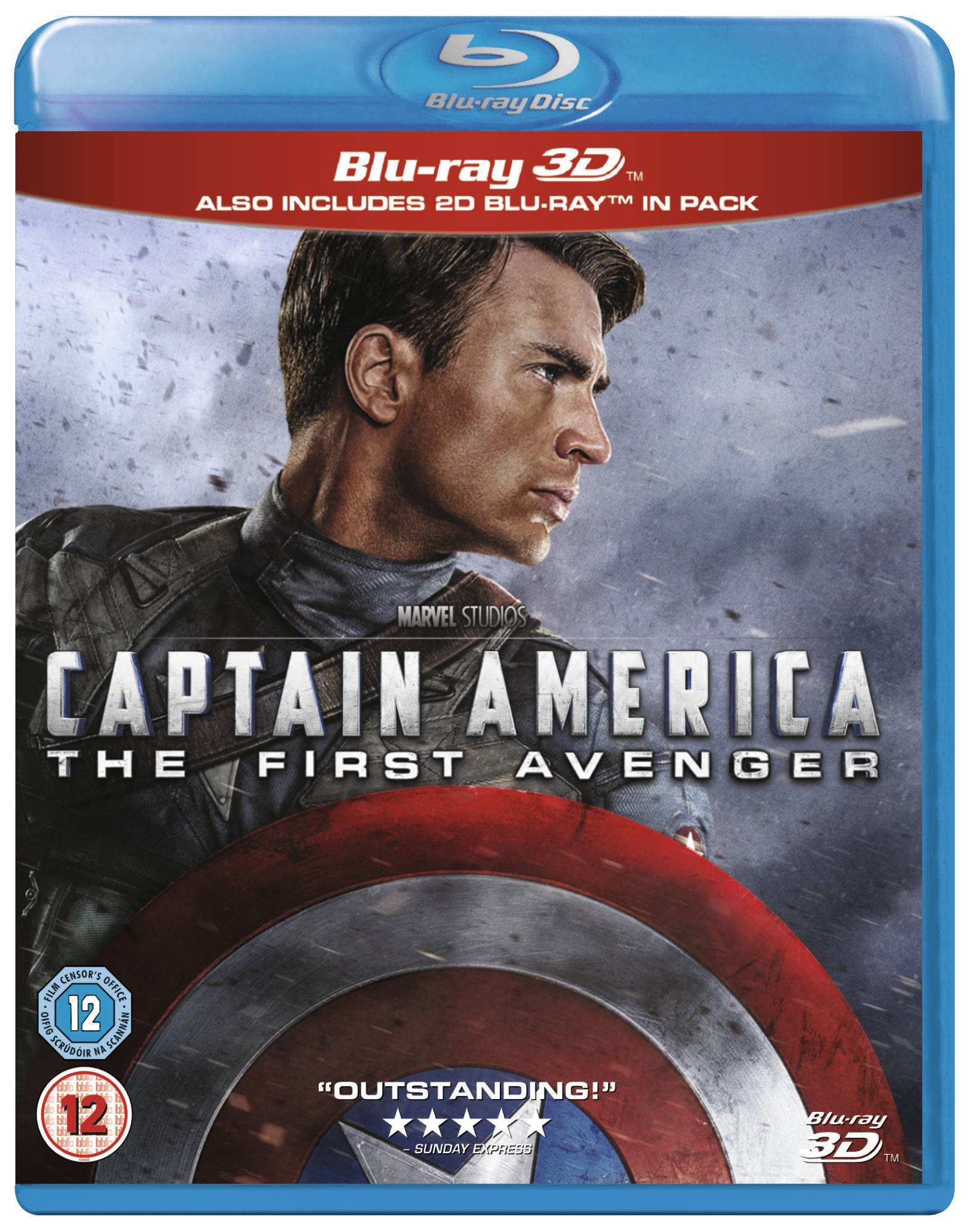 Captain America: First Avenger [Blu-ray 3D + 2D] [Region Free]