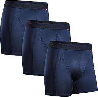 DANISH ENDURANCE Performance Boxer Briefs, Moisture-Wicking Sport, 3-Pack
