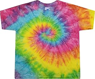 Colortone 幼児用タイダイTシャツ 男の子と女の子向け - 小さなお子様用のタイダイ半袖Tシャツ