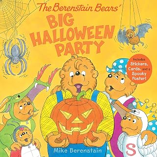 The Berenstain Bears’ Big Halloween Party: Includes Stickers, Cards, and a Spooky Poster!