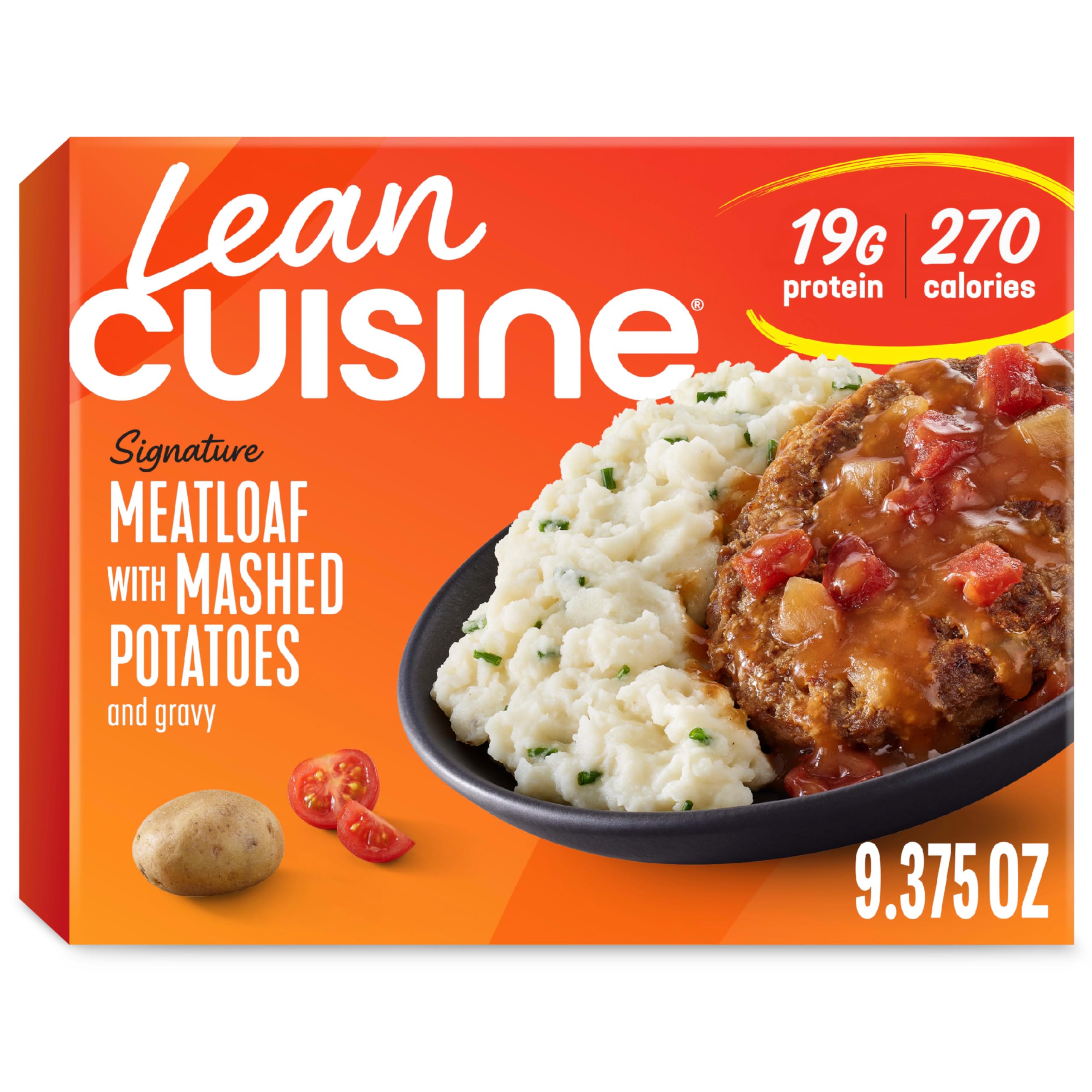 Lean Cuisine Meatloaf & Mashed Potatoes Frozen Meal, 9.375 Oz