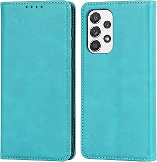 【Hamany】 対応 galaxy a53 ケース 手帳型 ギャラクシーa53ケース カード収納 -ファッションスカイブルー