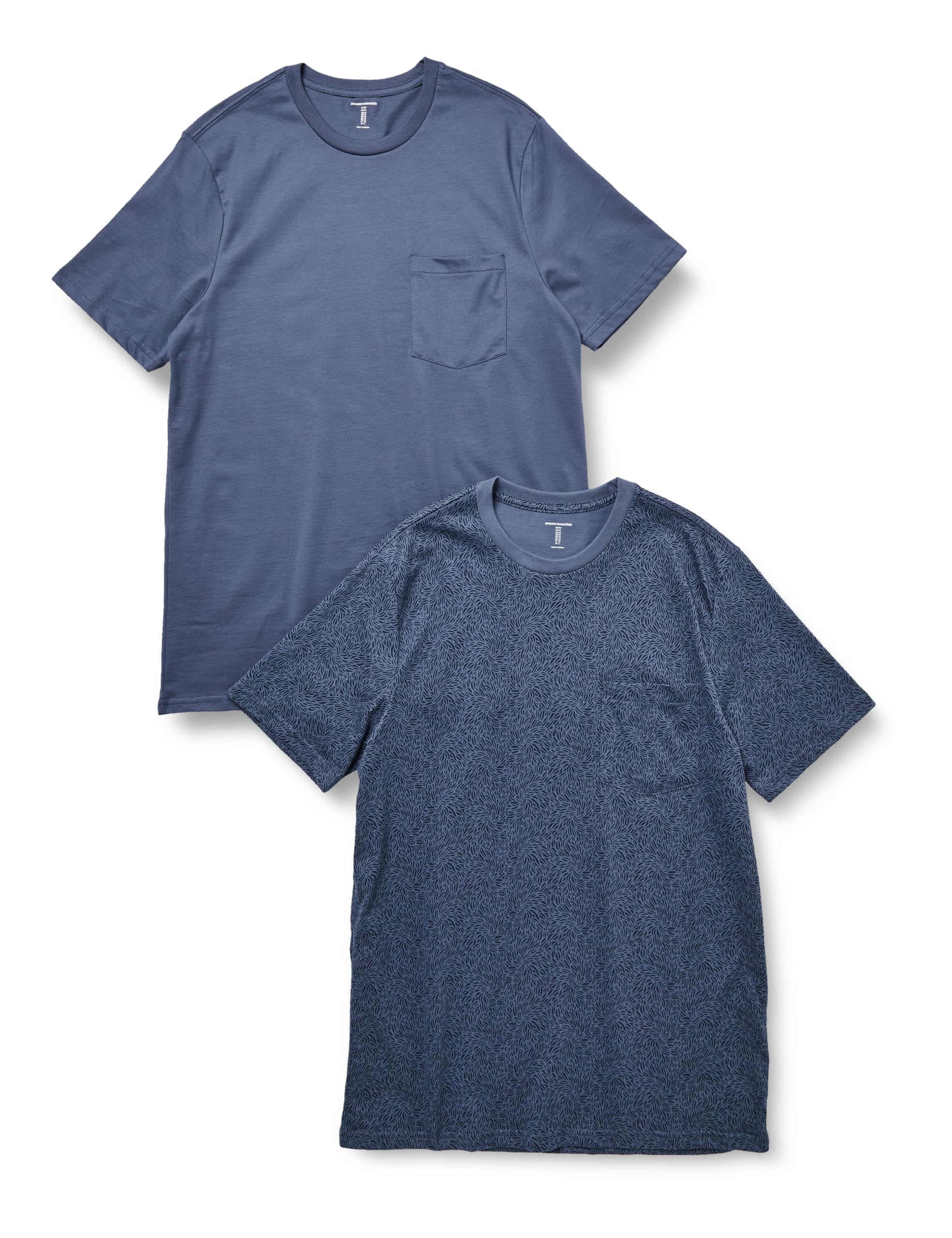 Amazon Essentials Men's Pocket Crew Neck Short Sleeve T-Shirt