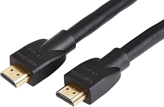 Amazon Basics HDMI Cable High Speed 4K ARC Compatible 7.6m (Type A Male - Type A Male) Black