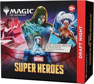 Magic: The Gathering | Marvel Super Heroes - Draft Night (1 Collector Booster, 12 Play Boosters, 90 Lands)
