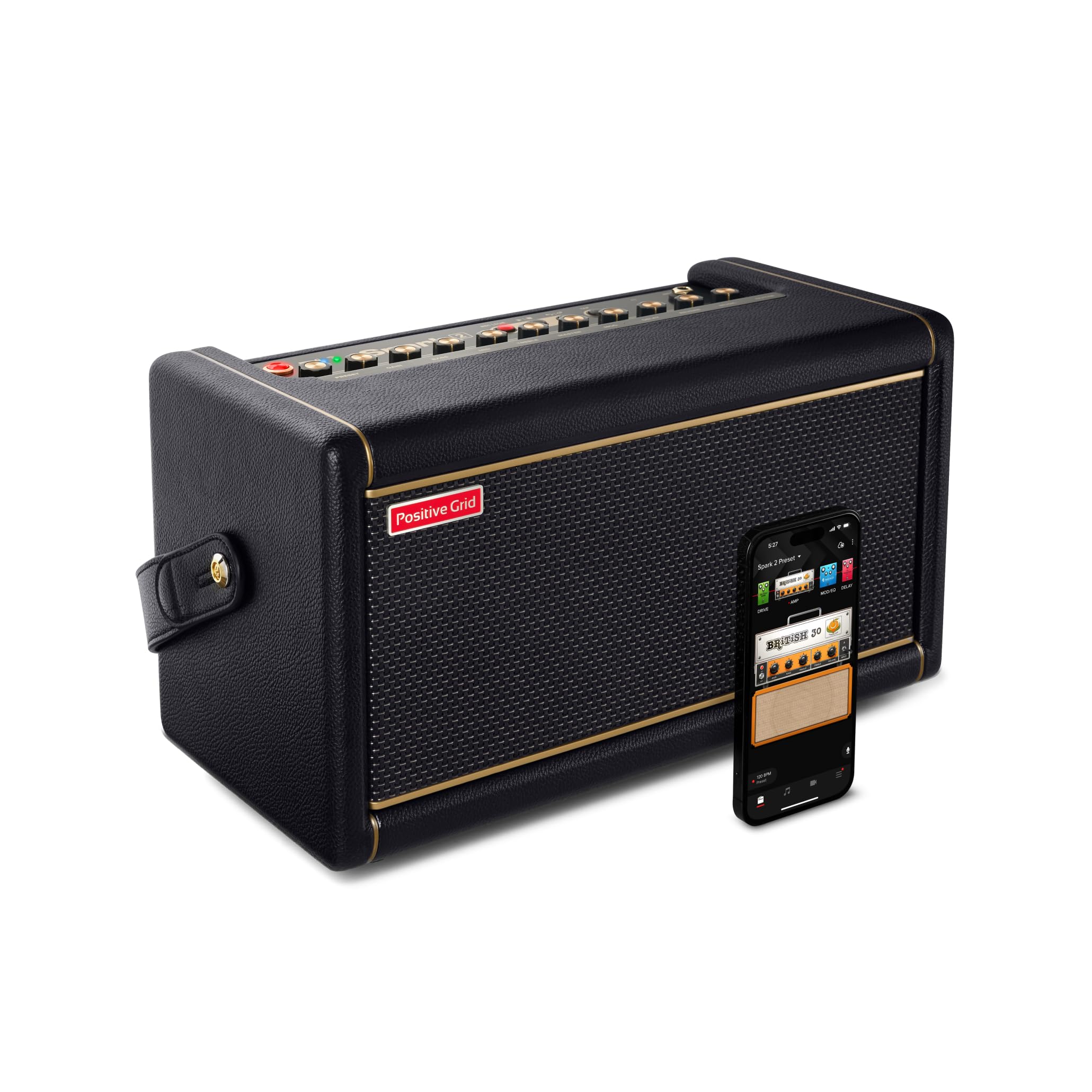 Positive Grid Spark 2 50W Smart Guitar Practice Amp & Bluetooth Speaker | HD amp