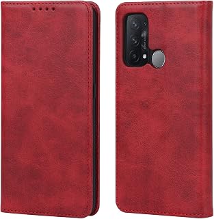 【Hamany】対応 oppo reno5 a ケース 手帳型 オッポリノ5a ケース カード収納 -ヴィンテージレッド