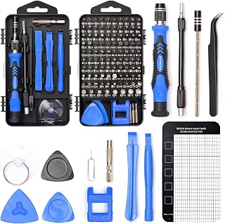 SHARDEN 122 in 1 Precision Screwdriver Set With CR-V Steel Bits(Blue)