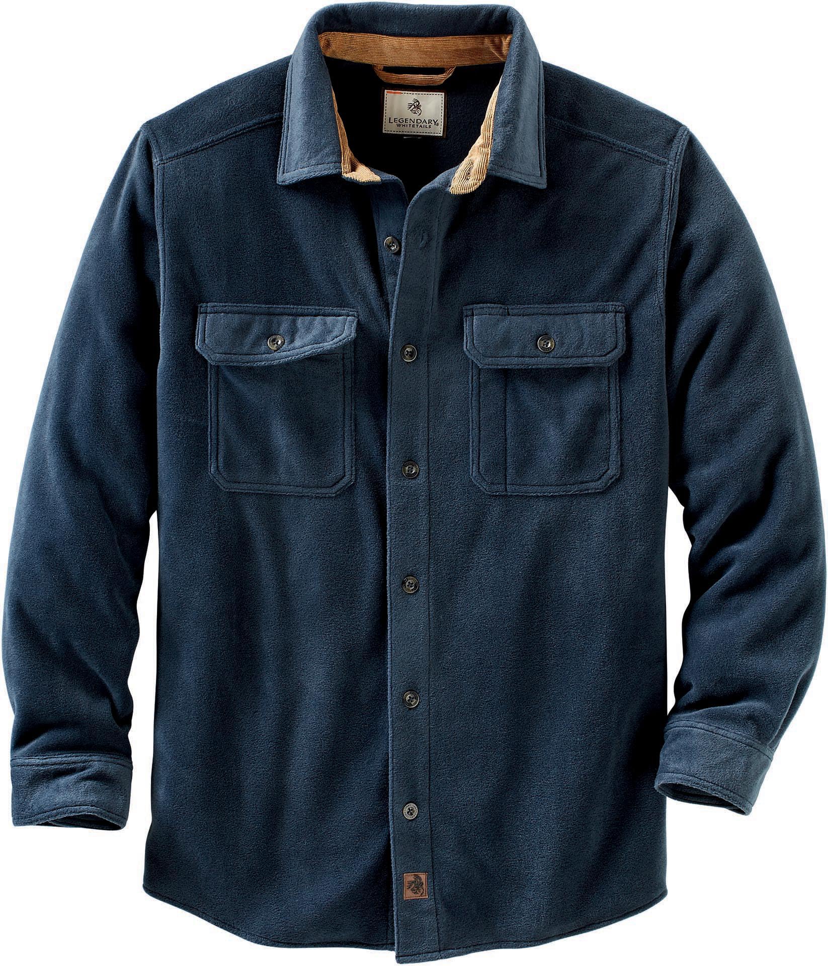 Legendary Whitetails Mens Navigator Fleece Button Up Shirt