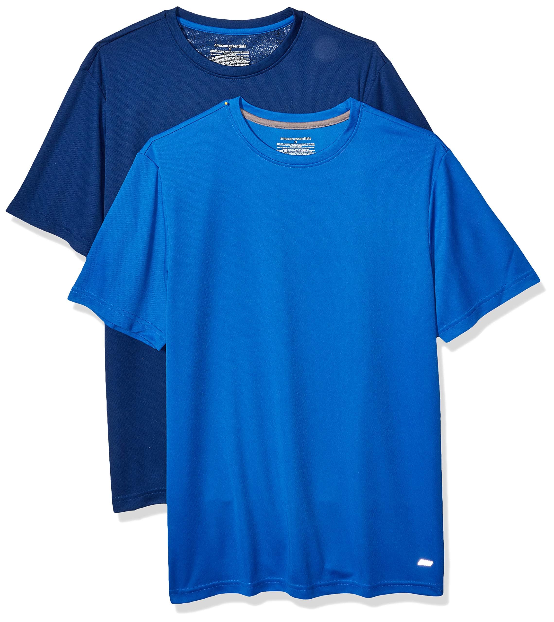 Amazon Essentials Men's Moisture Wicking Performance Tech Running Gym T-Shirt (A