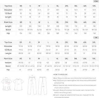 Misemiya - Unisex Blouse Uniform Set - Medical Uniform with Top and Pants - 817-8312