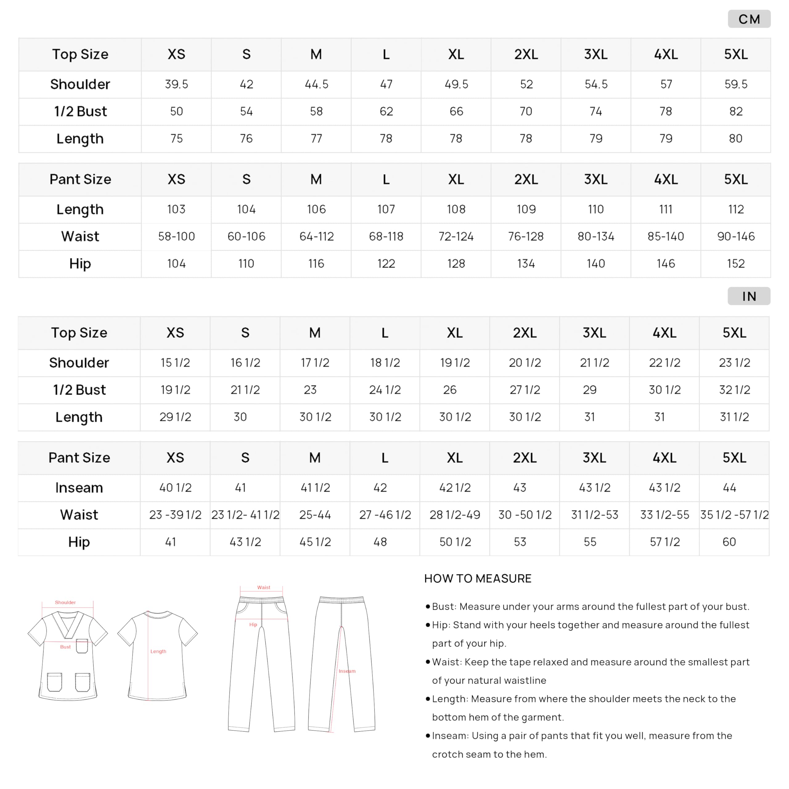 Misemiya - Unisex Blouse Uniform Set - Medical Uniform with Top and Pants - 817-