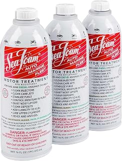 Sea Foam Motor Treatment | Fuel &amp; Oil Treatment | 16 oz, Pack of 3 | Cleans fuel systems, stabilizes stored fuel, and treats engine oil; suitable for gas and diesel cars and trucks.
