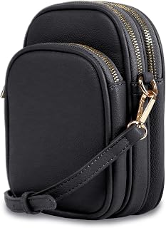 Mali+Lili, Josie Triple Zip Crossbody Bag, Black, One Size