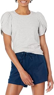 Amazon Essentials Womens Classic Fit Twist Sleeve Crew Neck T-Shirt