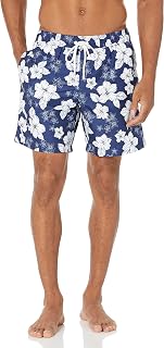 Amazon Essentials Men's Swimming Trunks with Mesh Lining, Pockets, Drawstring Closure