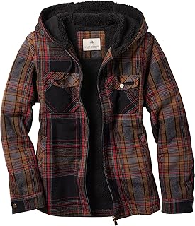 Legendary Whitetails Woodland Berber Lined Hooded Shirt Jacket Veste chemise Femme