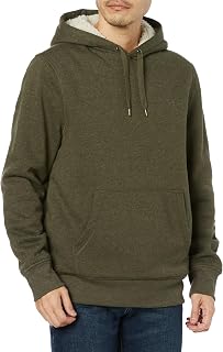 Amazon Essentials Men's Pullover Hoodie, Sherpa Lined