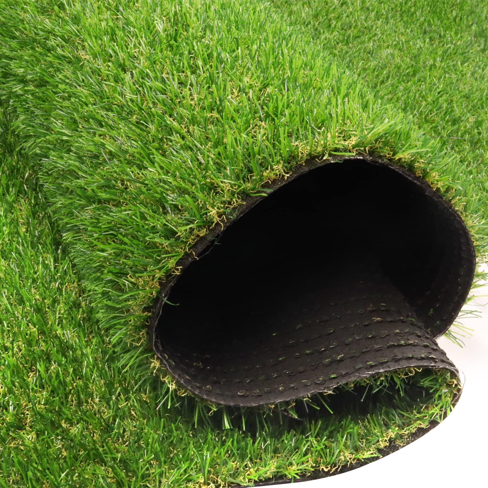 Heyroll Artificial Turf Grass Outdoor 7x15ft, 0.8-in Synthetic Fake Grass | Real