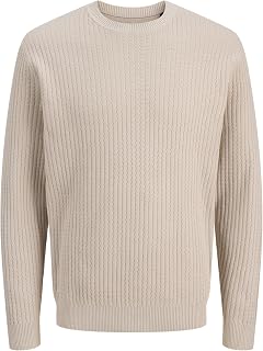 Jack & Jones Jprblubarkley Knit Crew Neck Ch Jprblubarkley Knit Crew Neck Ch Men (Pack of 1)