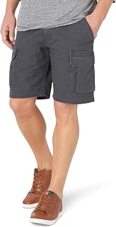 Wrangler Authentics Men's Big & Tall Classic Cargo Stretch Short, Anthracite, 48