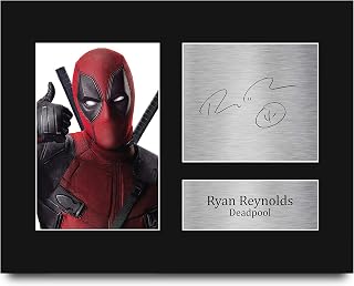 HWC Trading Ryan Reynolds Gift Printed Autograph Deadpool Gifts Print Photo Picture Display - US Letter Size