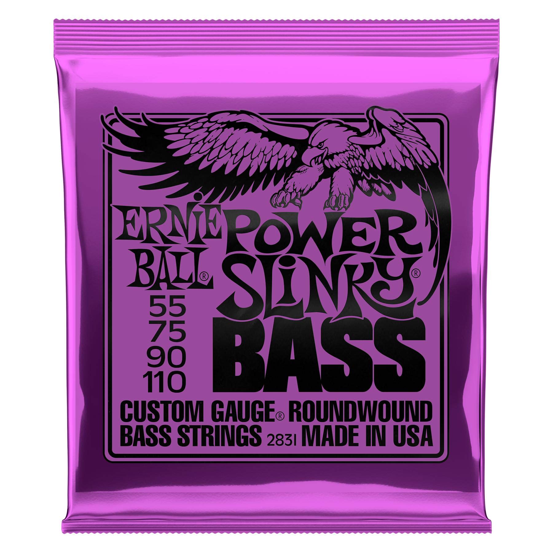Ernie Ball 2831 Power Slinky Nickel Wound Bass Set (55-110)