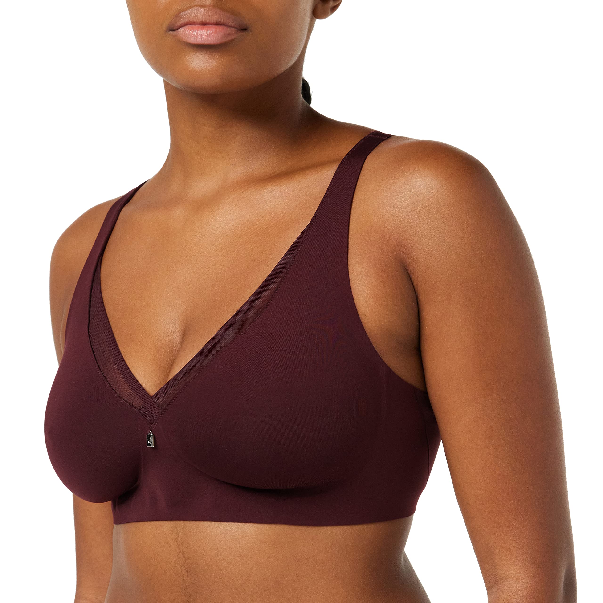 Triumph True Shape Sensation Minimizer Bra, Burgundy, 90K
