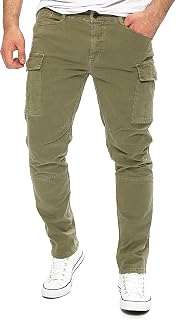 Yazubi Jayden Men's Cargo Pants with Pockets Cotton Slim Fit